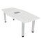 Skutchi Designs 33.5 in W, 69.5 in L, 29 in H, Engineered Wood Top, White H-HEXIR-3470PT-WC-EL - alternate 1